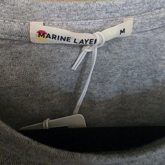 Marine Layer Gray Men's T-Shirt - Picture 9 of 9